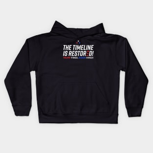 The Timeline is Restored - Trump Fired Biden Hired Kids Hoodie